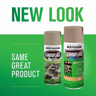 Specialty Camouflage 2x Ultra Cover 12 Oz. Flat Spray Paint, Khaki