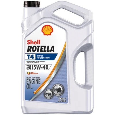 T Motor Oil, 15W-40, 1 Gallon