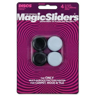 Surface Protectors, Chair & Table Grips, 7/8 x 1-In., 4-Pk.