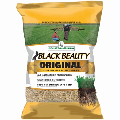 Black Beauty Grass Seed Mixture, 25 Pounds - Tall Fescue For All Conditions