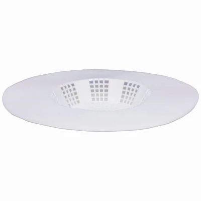 Hair Snare Catcher, Rubber, White - Fits Most Sinks, Tubs & Showers