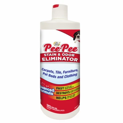 Pet Select Pee-Pee Advanced Formula Dog Stain and Odor Remover, 32 Fluid Ounce Bottle