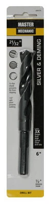 21 Thirty-Second Inch by 6 Inch Silver and Demming Black Oxide Drill Bit