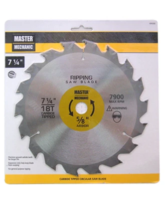 7-1/4-inch 18-tooth Framing Combo/rip Circular Saw Blade