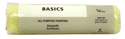 Paint Roller Cover, 9 x 1/4 In. Nap