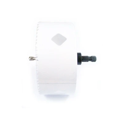 Bi-Metal Hole Saw, 3 and 1/2 Inch Diameter, Durable Construction