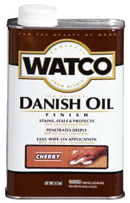 Danish Oil Wood Finish, Cherry, 1-Qt.