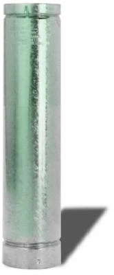 Gas Vent Chimney Pipe, Type B, 6-In. x 3-Ft.
