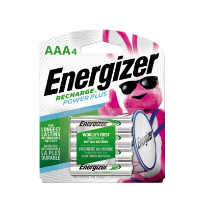 Rechargeable AAA (Triple A) Batteries, 800 mAh, 4 Pack