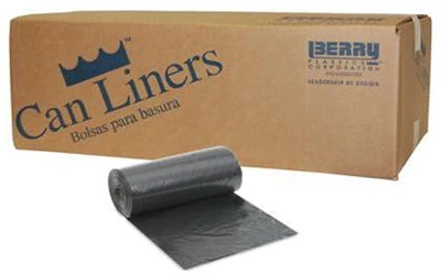 Trash Can Liners, Black, 96-Gal., 50-Ct.
