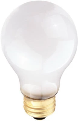 100-Watt Frosted Rough Service Light Bulb for Durable Use