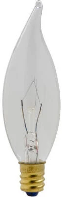 15-watt Chandelier Light Bulb, 2-pk, Candelabra Base, 105 Lumens, 2700k