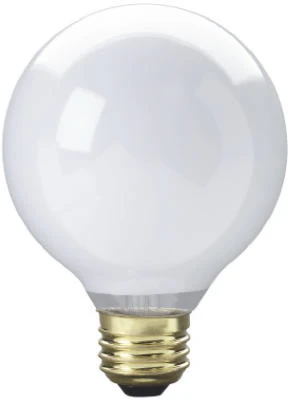 40-Watt White Vanity Globe Light Bulb