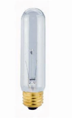 Tubular Light Bulb, Clear, 180 Lumens, 25-watts, Model 70944