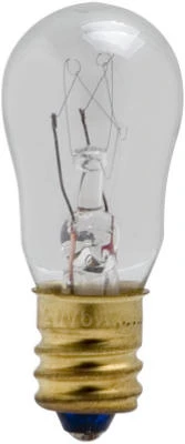 Indicator Light Bulb, 6-Watts, Clear, 2-Pk.