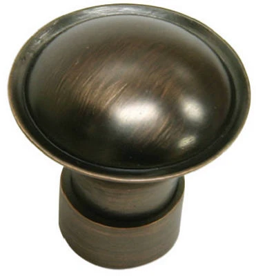 1-Inch Bronze Banded Spindle Cabinet Knob