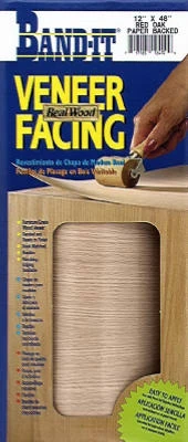 Red Oak Real Wood Veneer Paperback Facing, 12 In. x 48 In.