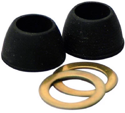 Water Supply Tube Cone Washer & Rings, 1/2 ID x 23/32-In. OD, 2-Pk.