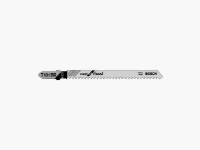 High Carbide Steel T-Shank Jigsaw Blade, 4-In., 10-TPI, 5-Pk.