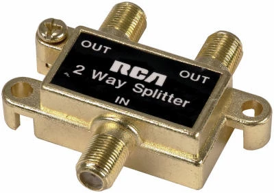 2-Way Coaxial Cable Splitter