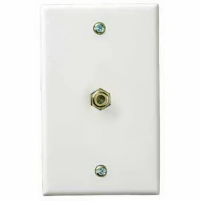 WHT Coax Wall Plate