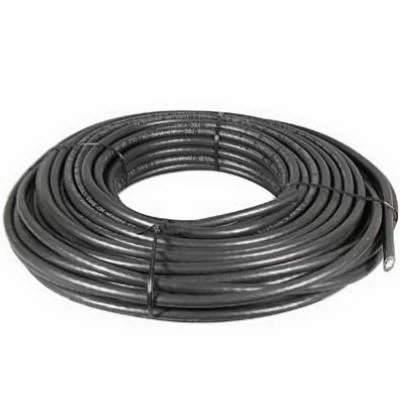 18 AWG Quad Shield RG6 Coaxial Cable, Black, 100 Ft.