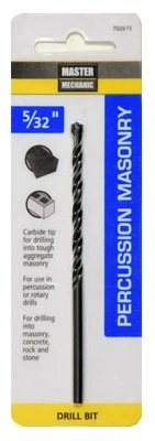 5/32 X 4-inch Percussion Masonry Drill Bit - Carbide Tipped