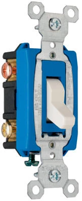 Pass & Seymour 3-way Toggle Switch, Light Almond, 120/277-volt, 15-amp, Model Cs15ac3lacc8
