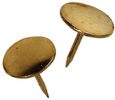 Thumb Tacks, Brass, 40-Pk.