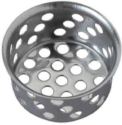 1 and 1/2 Inch Chrome Crumb Cup for Kitchen Sink Strainers