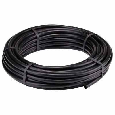 Water Supply Tubing, Black Polyethylene, 0.710-In. x 100 Ft.