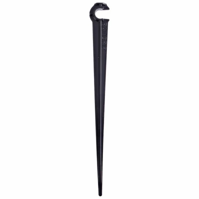 1/4 in. Tubing Support Stake, Plastic, 4 in., 10-Pack