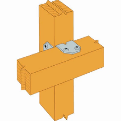 Rigid Tie Connector, 20 Gauge Steel, 2x