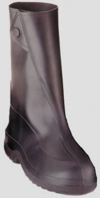 Work Overboots, Black Rubber, 10-In., Men's XXL