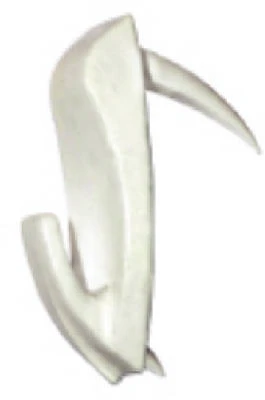 Wall Biter Picture Hangers, White, Medium, 4-Pk.