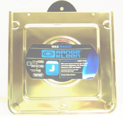 Gas Range Drip Pan, J Series, Chrome, Square