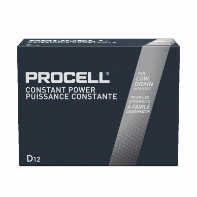 Procell Professional D Alkaline Batteries, 12 pk