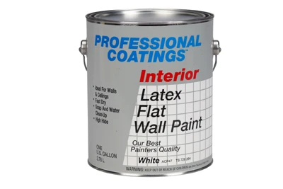 Good Interior Latex Paint, Flat White, 1-gallon - Professional Coatings Acp10-gl