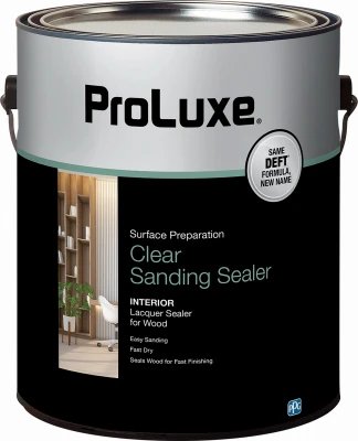 Lacquer Sanding Sealer, 1 Gallon - Crystal Clear Finish