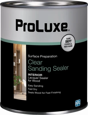 Lacquer Sanding Sealer, 1 Quart Container for Wood Finishing Preparation