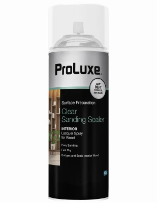 12 Oz. Clear Lacquer Sanding Sealer Spray For Interior Wood Finishing