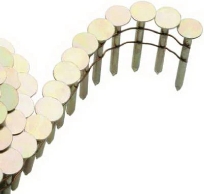 Coil Collated Roofing Nails, Galvanized, .120 x 1-1/4 In., 7200-Ct.