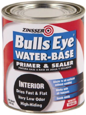 Bulls Eye Interior Primer & Sealer, Water Base, 1-Qt.