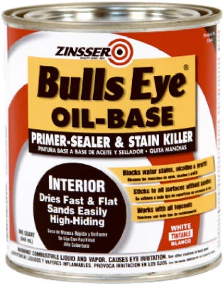 Bulls Eye Oil-based Primer/sealer & Stain Killer, 1 Quart - Model 3544