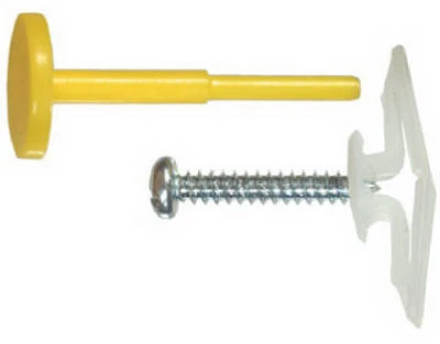 Medium Pop-Up Toggle With #8 x 1.25-In. Screw, 10-Pk.