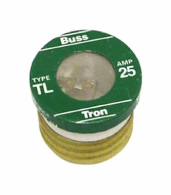 25-Amp Type TL Plug Fuse, 4-Pk.