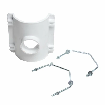 Schedule 40 Drain Waste Vent Polyvinyl Chloride Saddle Tee Pipe Kit 4 Inch by 2 Inch