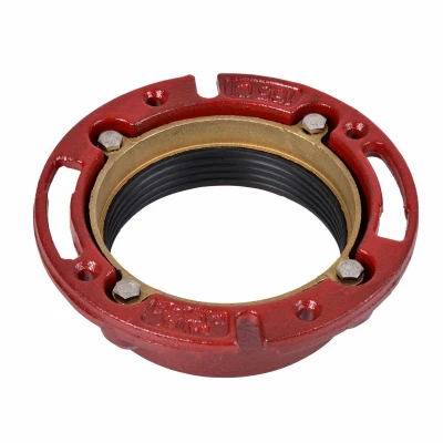 Instant Set Closet Flange for Cast Iron Pipes, 4 Inch Outer Diameter by 2 Inch Inner Diameter
