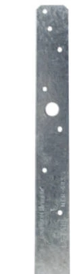 Strap Tie Connector, 20 Gauge Steel, 18 In.