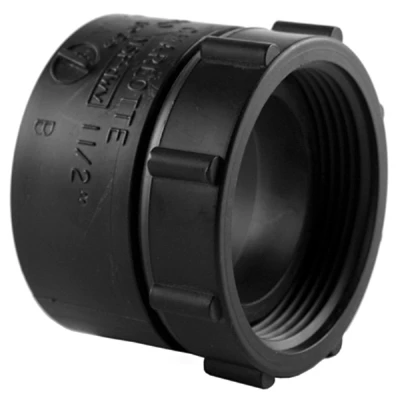 ABS/DWV Swivel Tray Plug Adapter With Washer, 1-1/2 In.